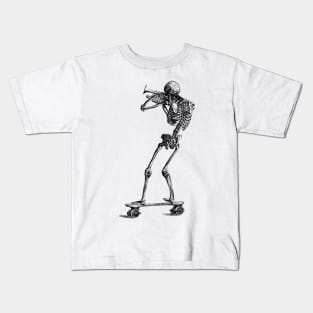 skate skull Kids T-Shirt